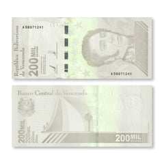 Venezuela 200,000 Bolívares Soberanos, 2020, B382a, UNC