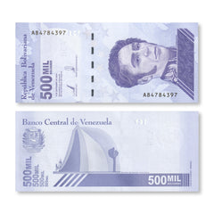 Venezuela 500,000 Bolívares Soberanos, 2020, B383a, UNC