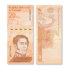 Venezuela 20 Bolívares Digitales, 2021, B387a, UNC
