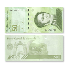 Venezuela 50 Bolívares Digitales, 2021, B388a, UNC