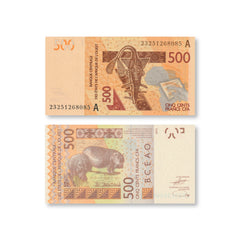 West African States, Ivory Coast, 500 Francs, 2023, B120Al, P119A, UNC