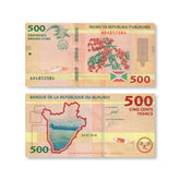Burundi 500 Francs, 2018, B236b, P50, UNC - Robert's World Money - World Banknotes
