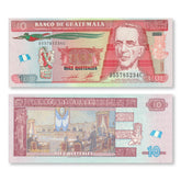 Guatemala 10 Quetzales, 2011, B606b, P123b, UNC - Robert's World Money - World Banknotes