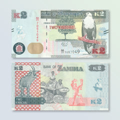 Zambia 2 Kwacha, 2020, B165b, UNC
