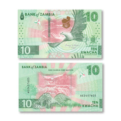 Zambia 10 Kwacha, 2024 (2025), B171a, UNC
