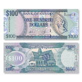 Guyana 100 Dollars, 2006, B114a, P36a, UNC - Robert's World Money - World Banknotes