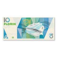 Aruba 10 Florin, 1990, B107a, P7, UNC - Robert's World Money - World Banknotes