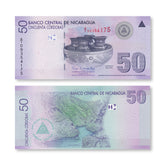 Nicaragua 50 Córdobas, 2007, B499a, P203a, UNC - Robert's World Money - World Banknotes