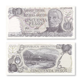 Argentina 50 Pesos, 1977, B354d, P301a, UNC - Robert's World Money - World Banknotes