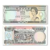 Fiji 1 Dollar, 1993, B501b, P89a, UNC - Robert's World Money - World Banknotes