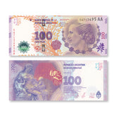 Argentina 100 Pesos, 2016, B413a, P358c, UNC - Robert's World Money - World Banknotes