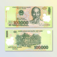 Vietnam 100000 Dong, 2020, B346n, P122, UNC - Robert's World Money - World Banknotes