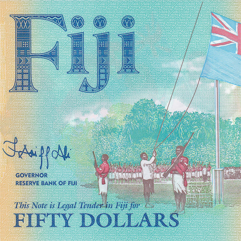 Fiji 50 Dollars, 2020, B532a, UNC - Robert's World Money - World Banknotes