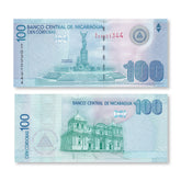 Nicaragua 100 Córdobas, 2007, B500a, P204a, UNC - Robert's World Money - World Banknotes
