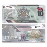 Trinidad & Tobago 10 Dollars, 2020, B238a, Trinidad's first polymer series, UNC - Robert's World Money - World Banknotes