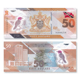 Trinidad & Tobago 50 Dollars, 2020 (2021), B240a, Trinidad's first polymer series, UNC - Robert's World Money - World Banknotes
