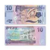 Fiji 10 Dollars, 2013, B527a, P116a, UNC - Robert's World Money - World Banknotes
