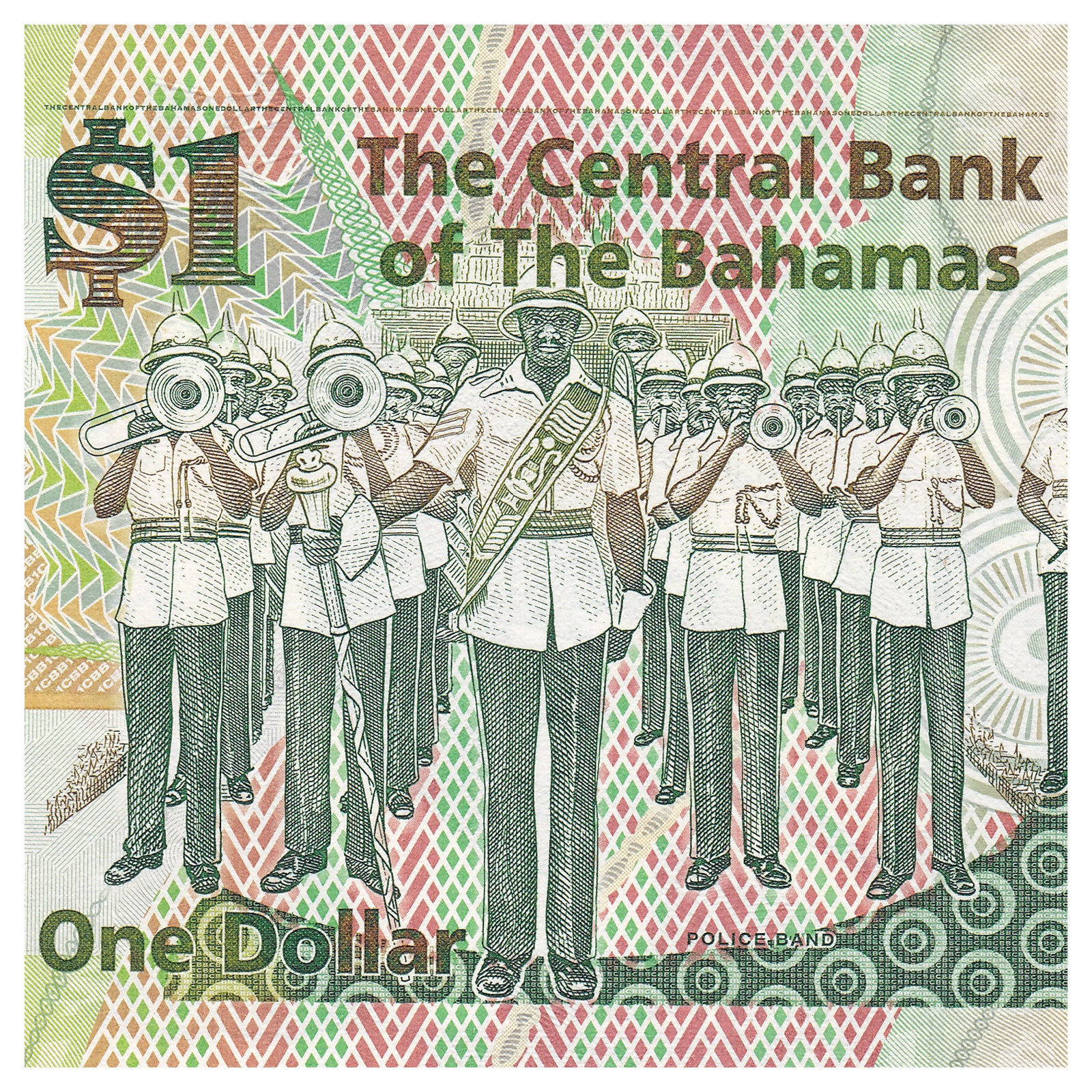 Bahamas 1 Dollar, 2008, B337a, P71, UNC - Robert's World Money - World Banknotes