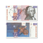 Slovenia 50 Tolarjev, 1992, B303a, P13a, UNC - Robert's World Money - World Banknotes