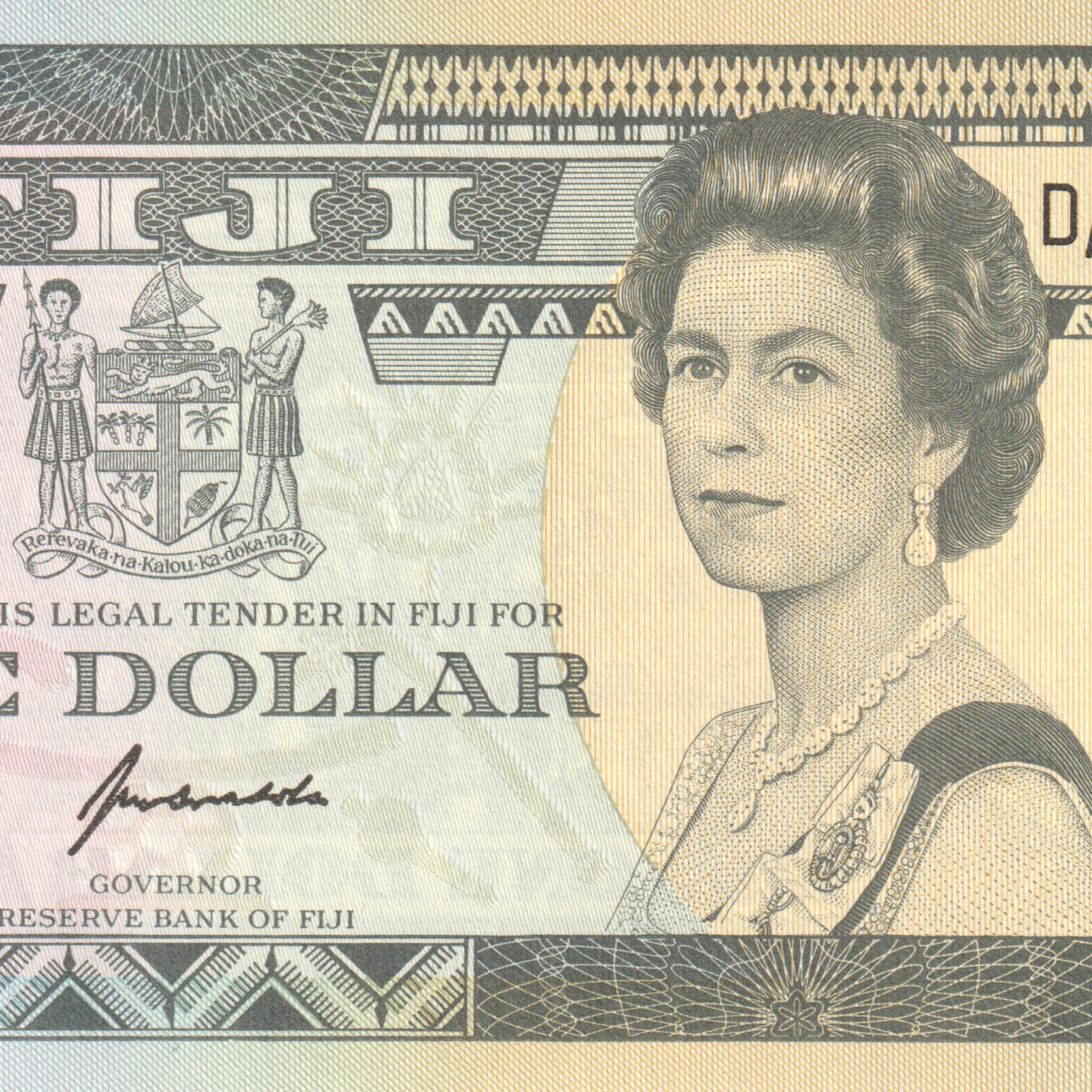Fiji 1 Dollar, 1993, B501b, P89a, UNC - Robert's World Money - World Banknotes