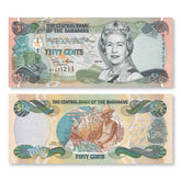 Bahamas Half Dollar, 2001, B334a, P68a, UNC - Robert's World Money - World Banknotes