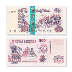 Algeria 500 Dinars, 1998, B405b, P141b, UNC