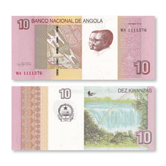 Angola 10 Kwanzas, 2012, B544a, P151B, UNC