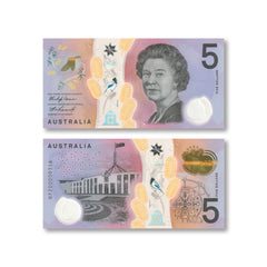 Australia 5 Dollars, 2020, B230d, P62, UNC