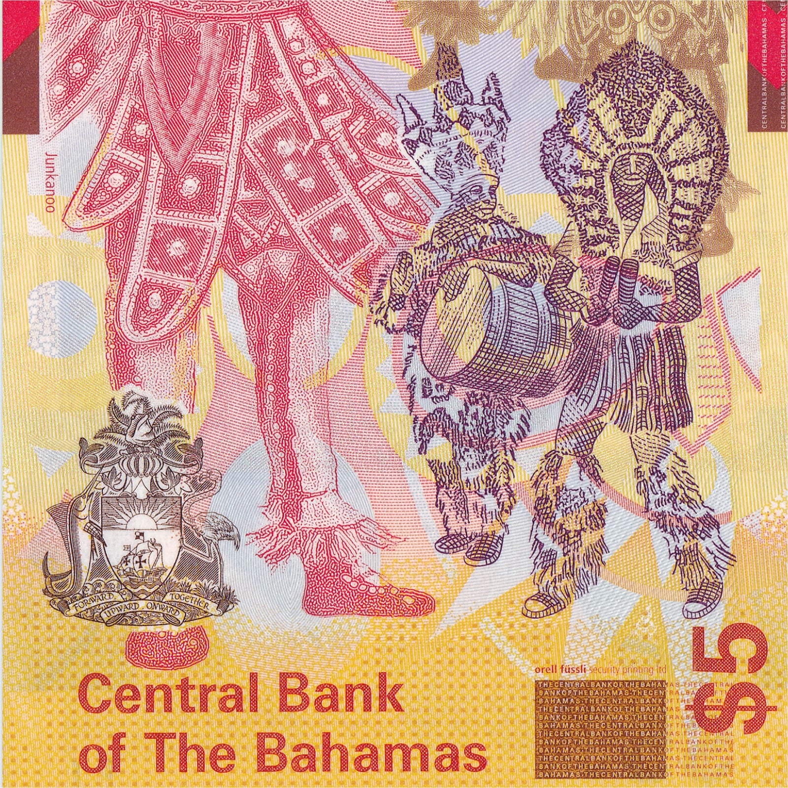 Bahamas 5 Dollars, 2020, B351a, UNC - Robert's World Money - World Banknotes