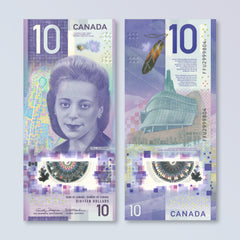 Canada 10 Dollars, 2018 (2022), B378c, IBNS Banknote of the Year 2018, UNC