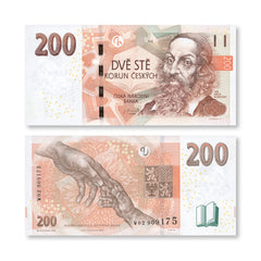 Czech Republic 200 Koruna, 2018, B128a, P19, UNC