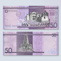 Dominican Republic 50 Pesos, 2020, B727c, UNC