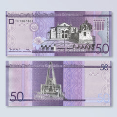 Dominican Republic 50 Pesos, 2024, B727g, UNC