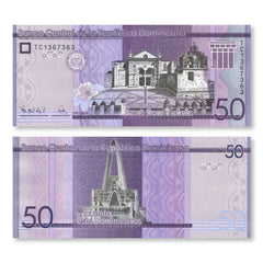 Dominican Republic 50 Pesos, 2024, B727g, UNC