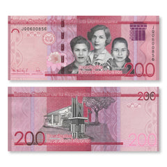 Dominican Republic 200 Pesos, 2024, B729f, UNC