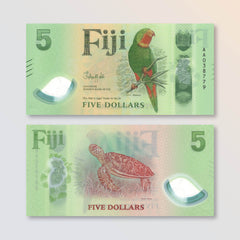 Fiji 5 Dollars, 2026, New Polymer Series, B534a, UNC