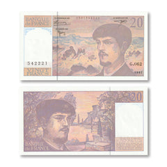 France 20 Francs, 1997, B1009q, P151i, UNC