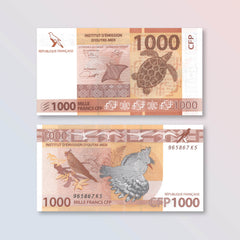 French Pacific Territories 1000 Francs, 2025, B106d, P6, UNC