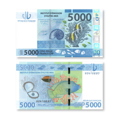 French Pacific Territories 5000 Francs, 2024, B107b, P7, UNC