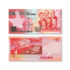Ghana 1 Cedi, 2015, B145g, P37f, UNC
