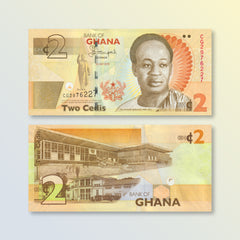 Ghana 2 Cedis, 2015, B152c, P37Ad, UNC