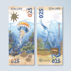 Goznak Test Note, 2025, Sealife, UNC