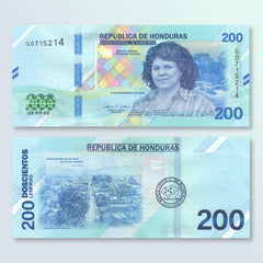 Honduras 200 Lempiras, 2023 (2026), Intl Women's Day, B358a, UNC