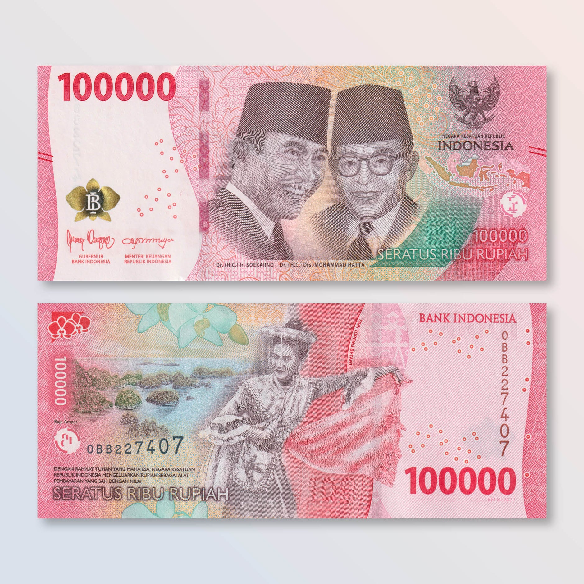 Indonesia 2000 Rupiah 2022 UNC Tiền Lì Xì Tết , Vật Phẩm Phong Thủy Indonesia 2000 Rupiah 2022 UNC Tiền Lì Xì Tết , Vật Phẩm Phong Thủy