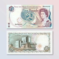 Isle of Man 5 Pounds, 2015, B115c, P41, UNC