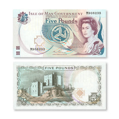 Isle of Man 5 Pounds, 2015, B115c, P41, UNC