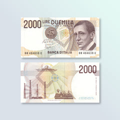 Italy 2000 Lire, 1990, B466a, P115, UNC