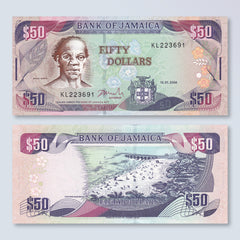 Jamaica 50 Dollars, 2004, B234e, P79e, UNC - Robert's World Money - World Banknotes