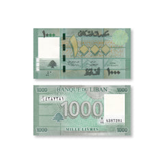 Lebanon 1,000 Pounds, 2011, B532a, P90a, UNC