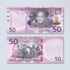 Lesotho 50 Maloti, 2024 (2025), B229b, UNC